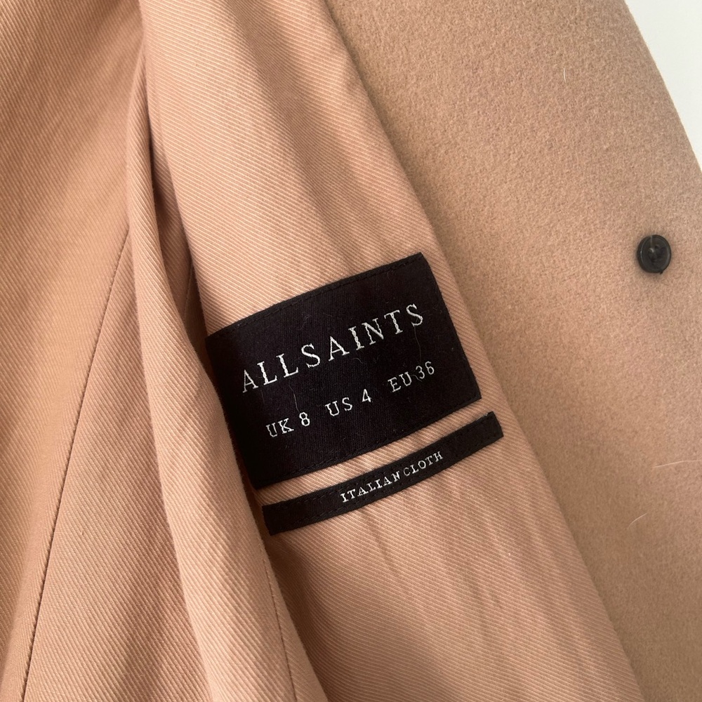 All Saints “Leni” Wool Coat Size 4 (36) - Picture 2 of 5